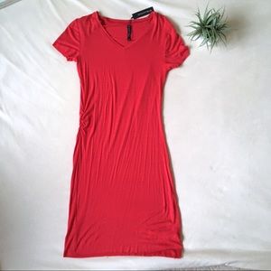 NWT• W118 Walter Baker • Red T-Shirt Midi Dress